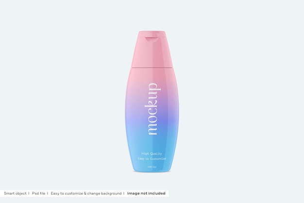 Body Lotion Bottle Mockup