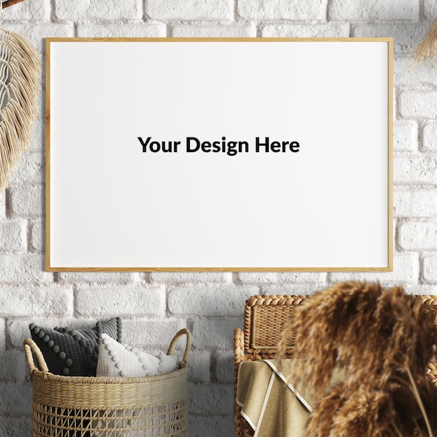 Boho Frame Mockup