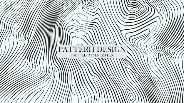 Bold and elegant abstract line pattern design for sophisticated artistic