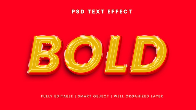 Bold Text Effect