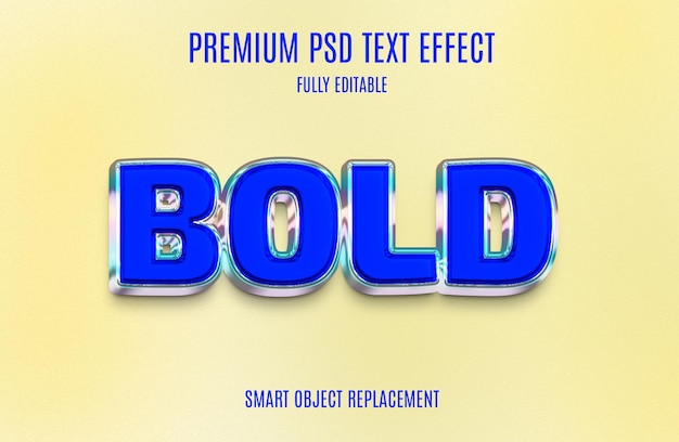 Bold Trendy modern editable text style effect