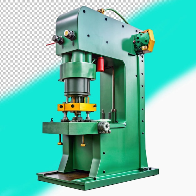 PSD bolting machine equipment isolated on transparent background