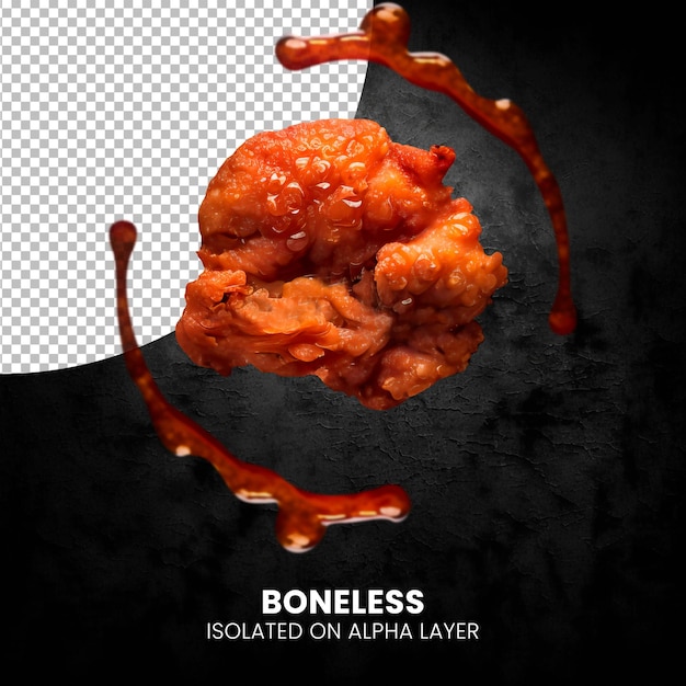 Boneless - BBQ isolated on alpha layers png