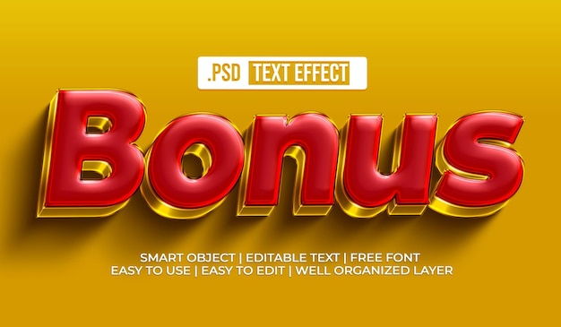 Bonus Text Style Effect