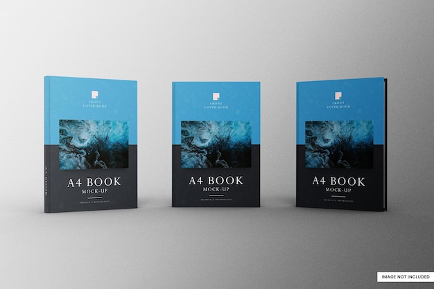 Book A4 mockup PSD Template