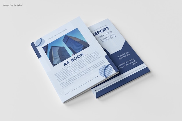 BOOK A4 MOCKUP