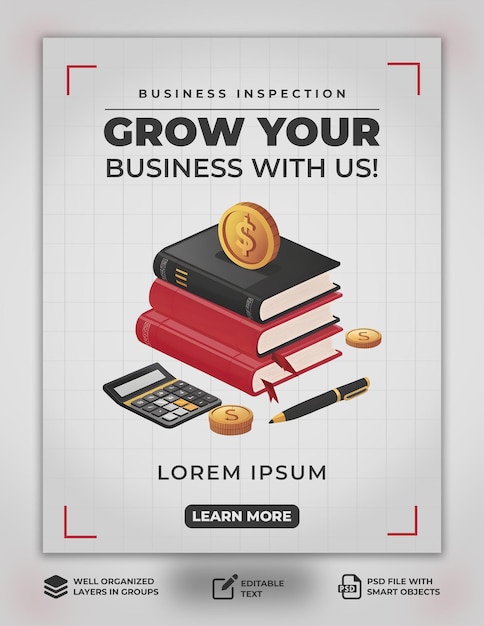 a book about growing your business with a stack of books