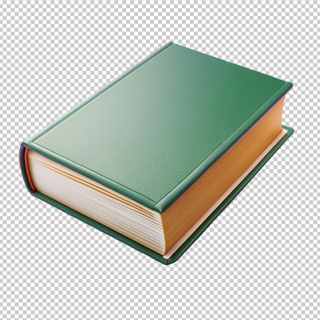 PSD a book on alpha layer isolated on transparent background