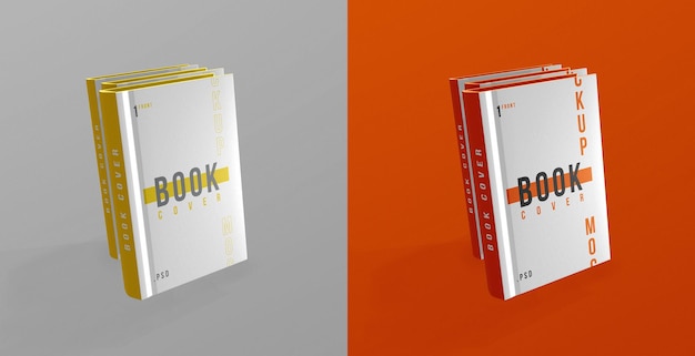 Book Cover Design Mockup PSD