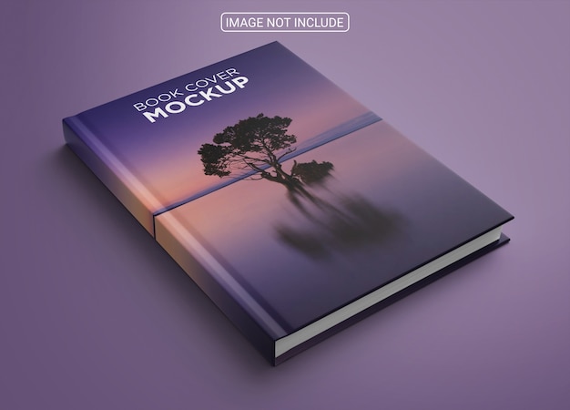 Book cover mock-up arrangement