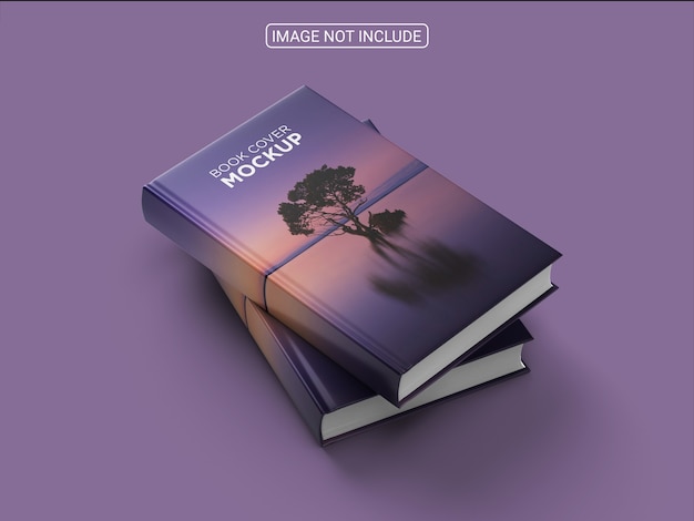 Book cover mock-up arrangement