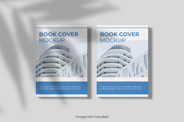 Book Cover Mockup with Shadow Overlay