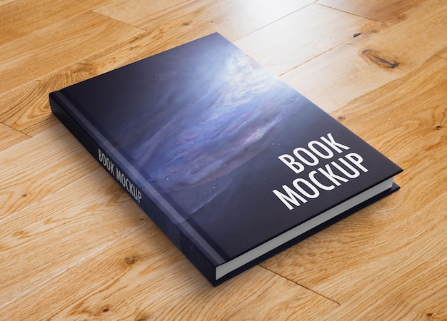 PSD book cover mockup