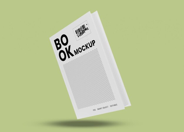 PSD book cover mockup