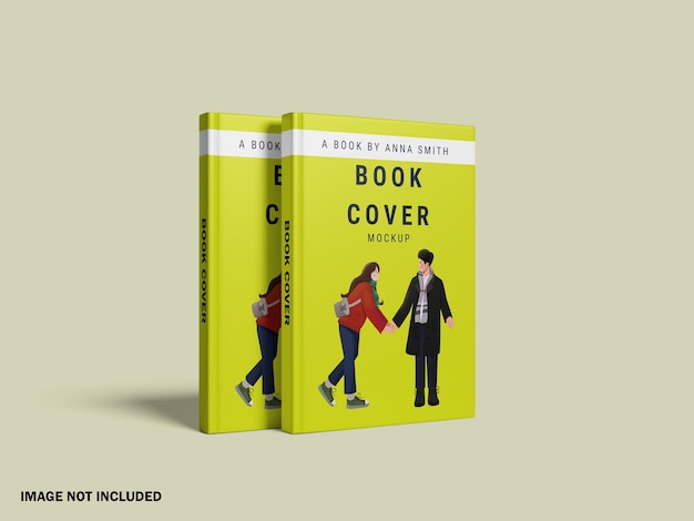 PSD book cover mockup