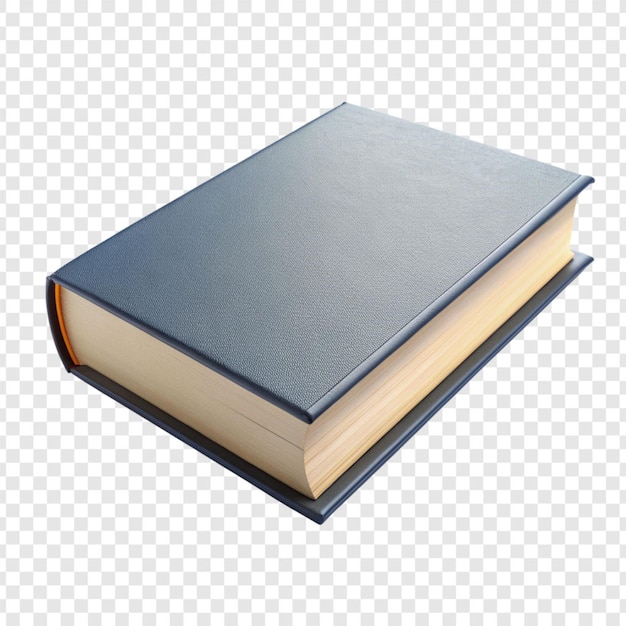 PSD book isolated on transparent background