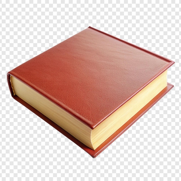 PSD book isolated on transparent background