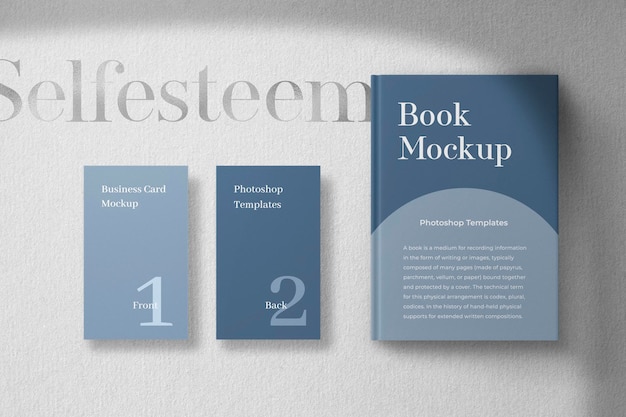 Book Mockup Blue