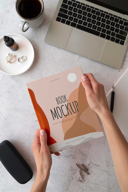 Book mockup used in real life