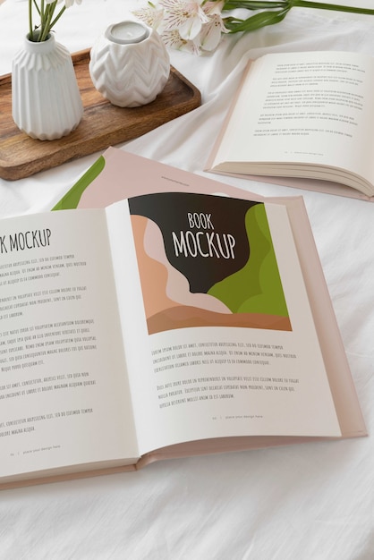 Book mockup used in real life