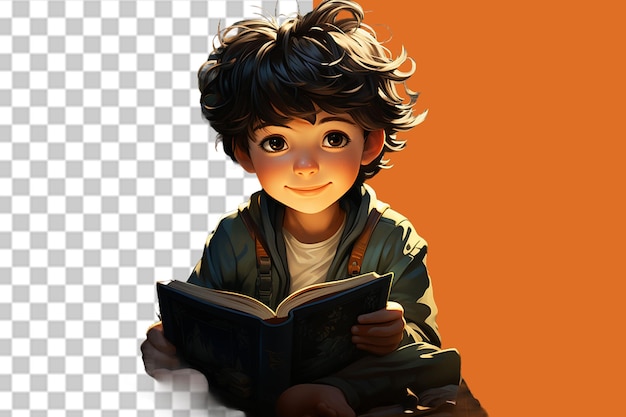 book reading day PNG illustration