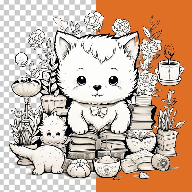 book reading day PNG illustration