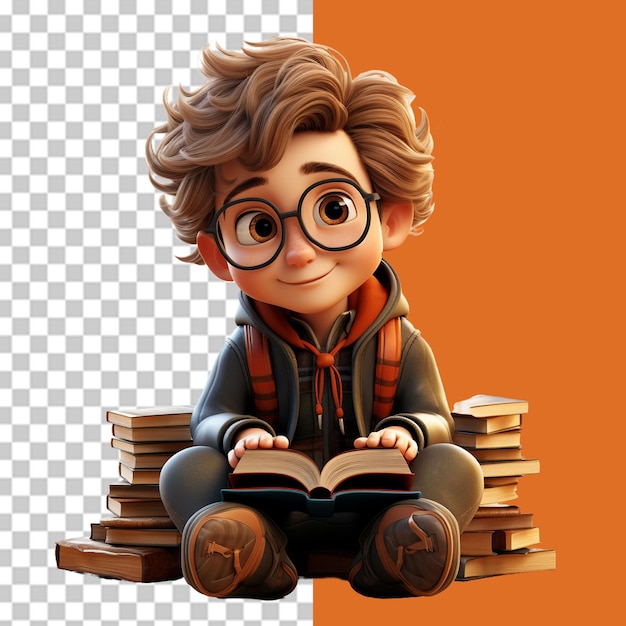 book reading day PNG illustration