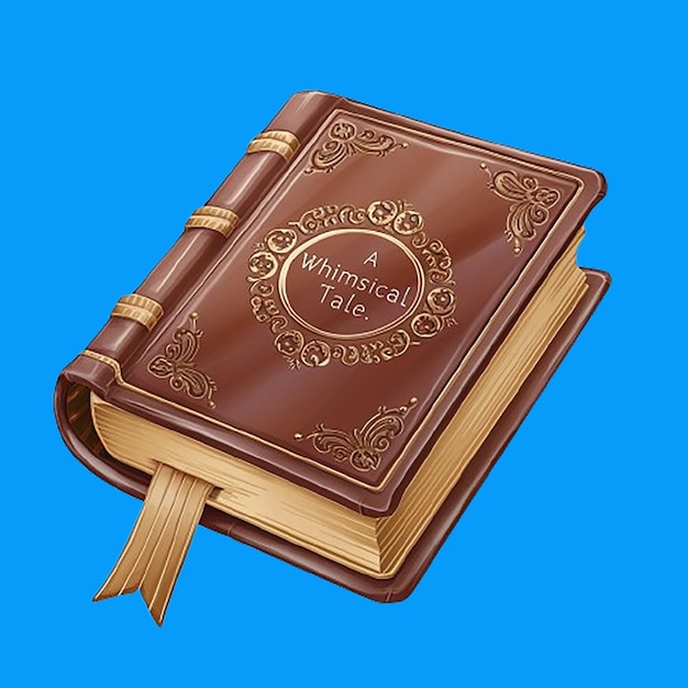 a book with a brown cover that says the title  the bible