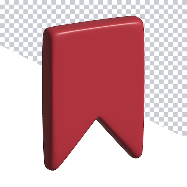 bookmark 3d icon