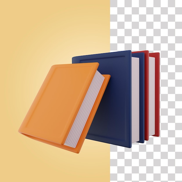 Books 3d icon