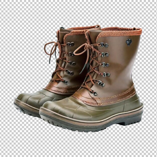 Boots isolated on transparent background