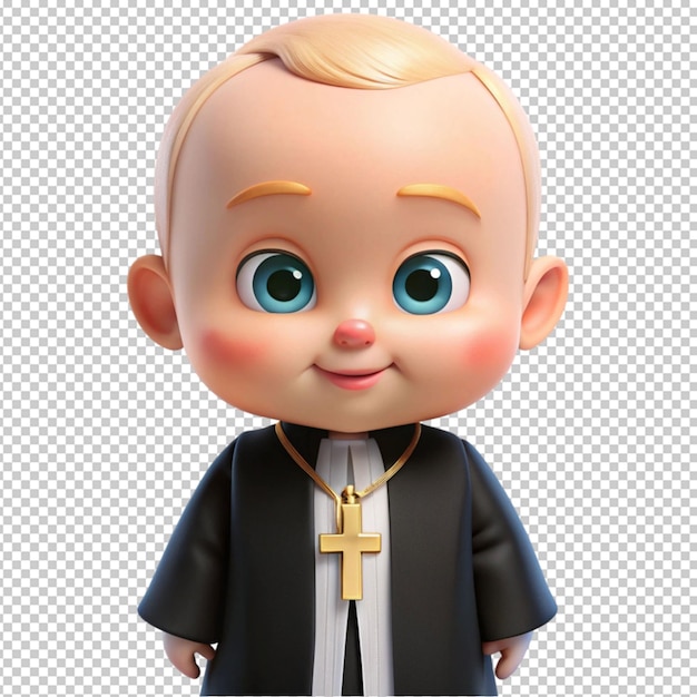 boss baby in priest vestment unique