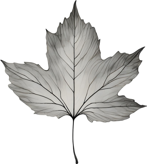 PSD botanical minimalist leaf leaf clipart