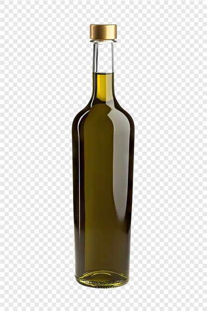 PSD a bottle of alcohol with a clear top