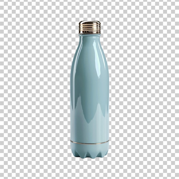 PSD a bottle of aquafina with a gold cap