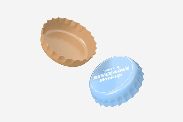 A bottle cap from the product called beverage.