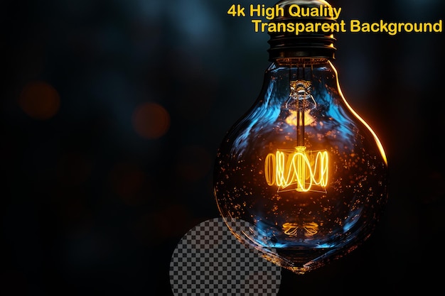 PSD a bottle of high quality oil with a neon light on it