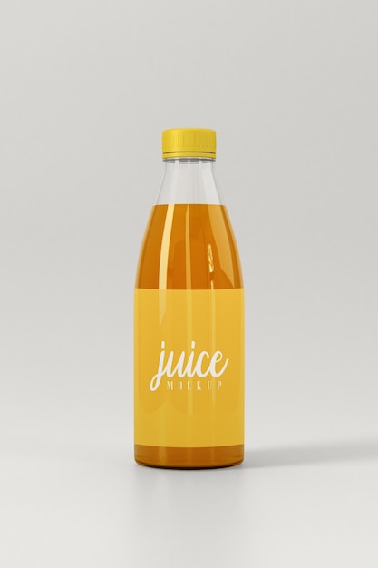 PSD a bottle of juice with the word juice on the top