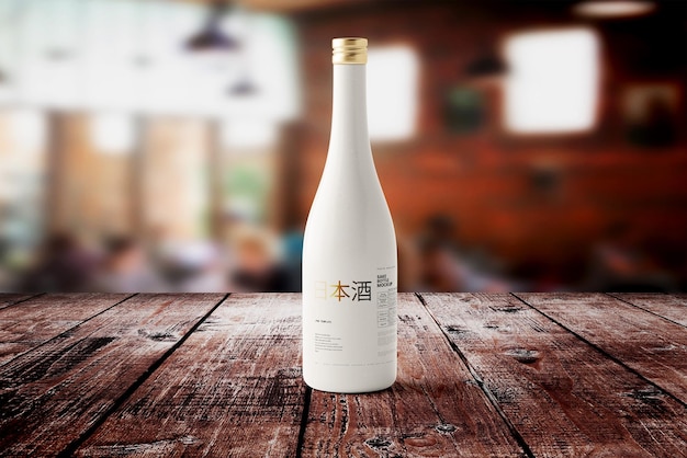 PSD bottle mockup design