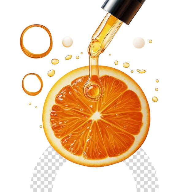 PSD a bottle of orange juice being poured into a bottle