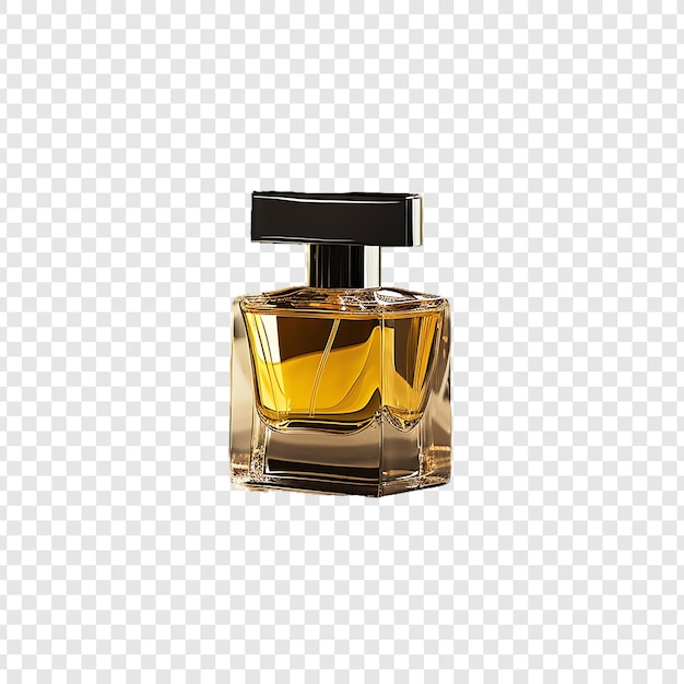 PSD a bottle of perfume with a black box on the top