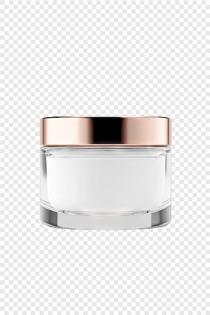 PSD a bottle of perfume with a black cap on a transparent background