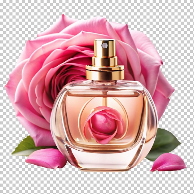 bottle of perfume women s eau de perfume on transparent background