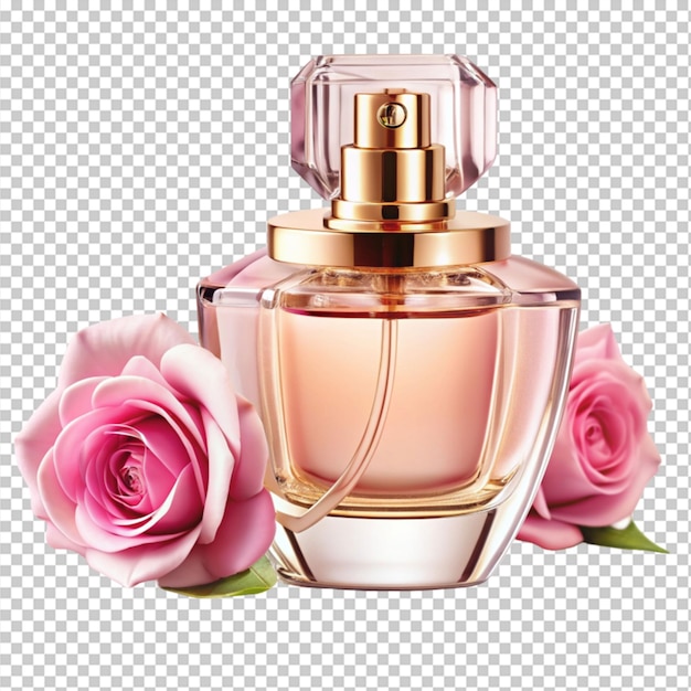 bottle of perfume women s eau de perfume on transparent background