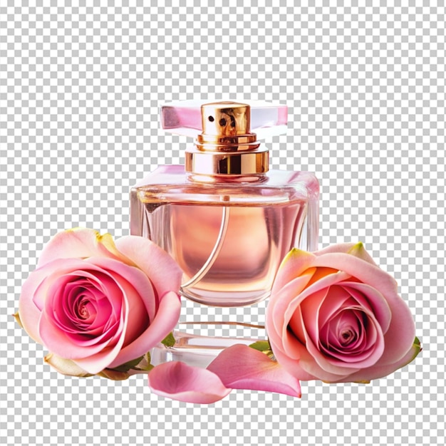 bottle of perfume women s eau de perfume on transparent background