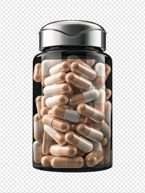 a bottle of pills that is full of pills