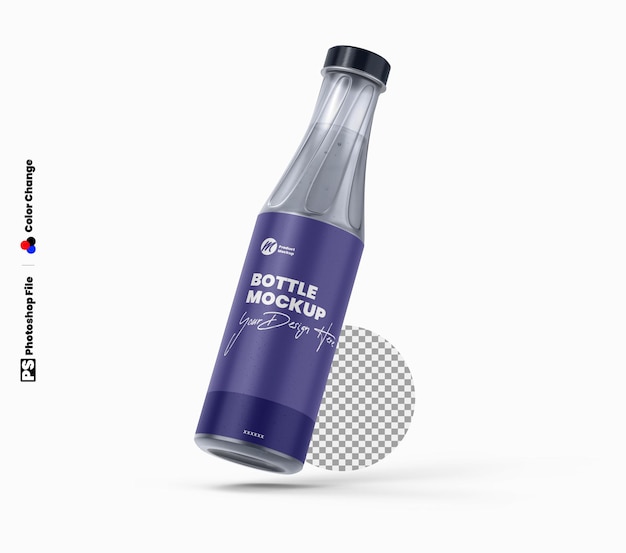 Bottle Transparent Mockup