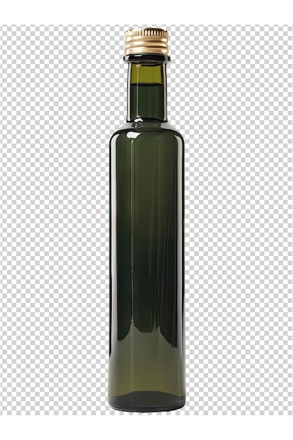 PSD a bottle of wine with a green label that says quot b quot on it