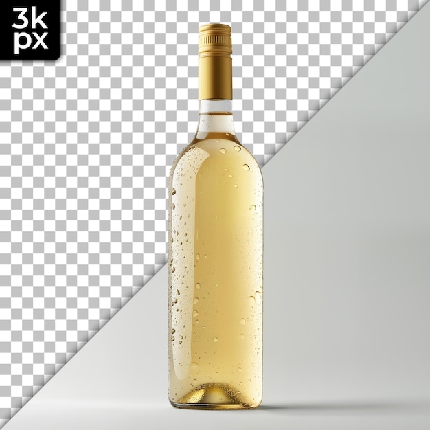 PSD a bottle of wine with a label that says  xm  on it