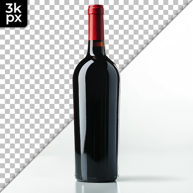 a bottle of wine with a red top that says xm